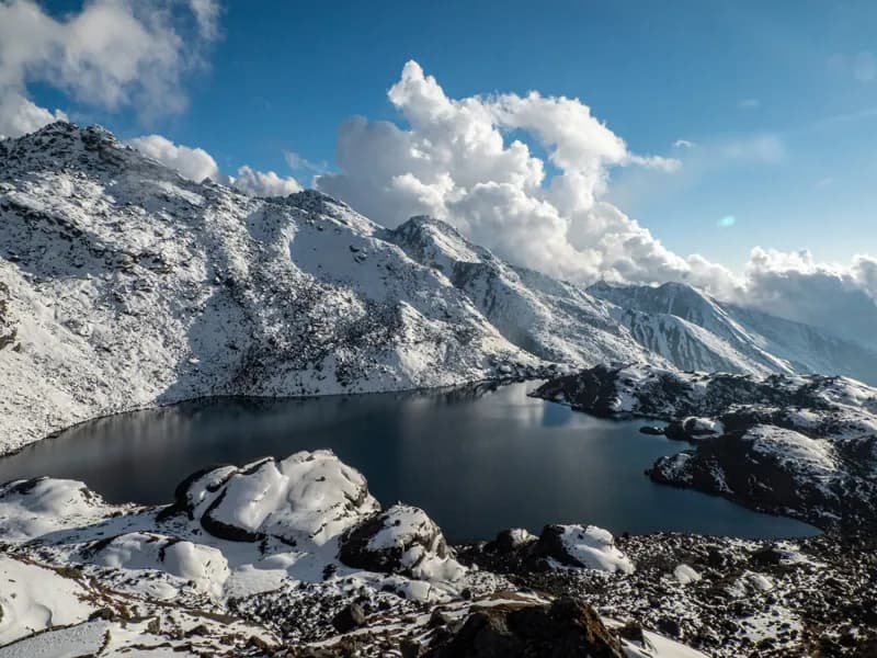 Langtang region trekking scenery